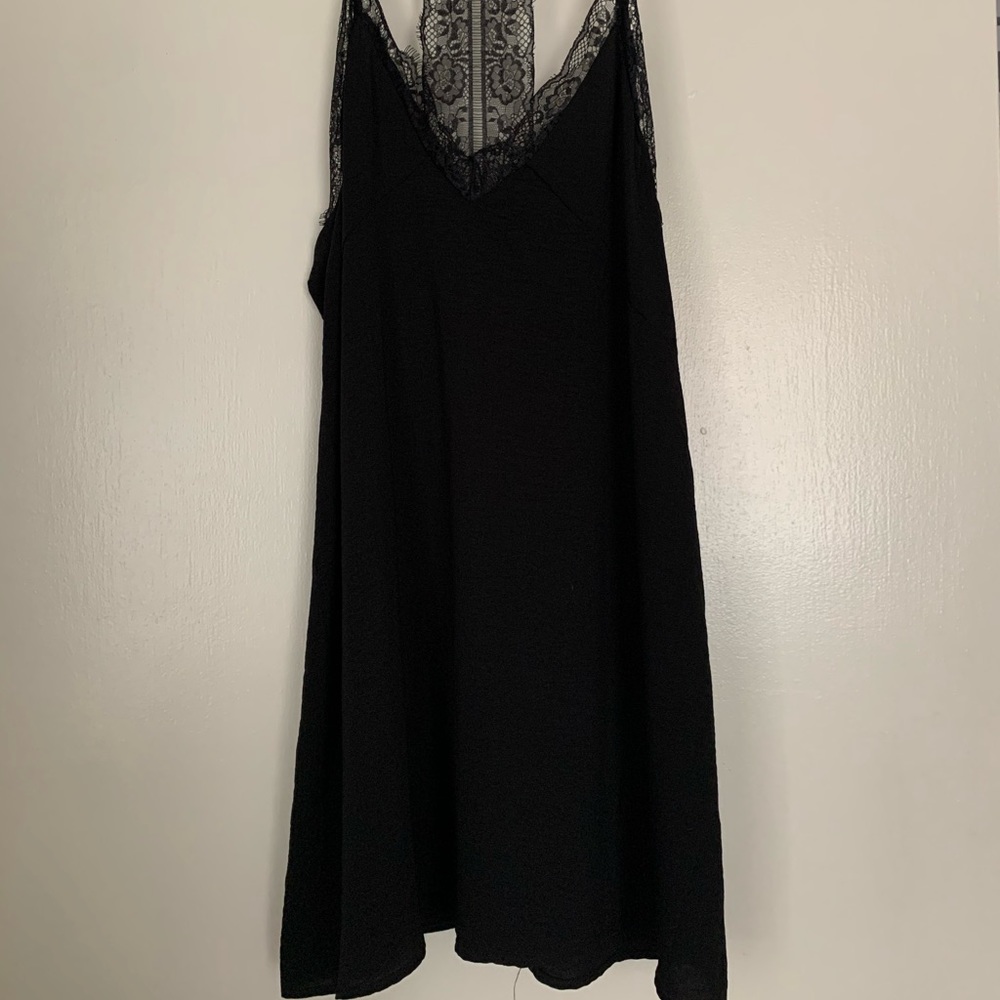 Lulus Black Slip Dress